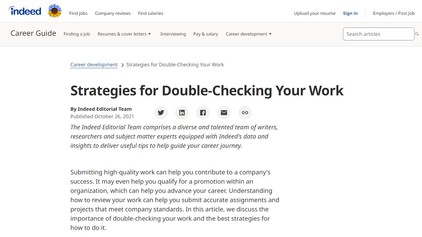 Strategies for Double-Checking Your Work | Indeed.com